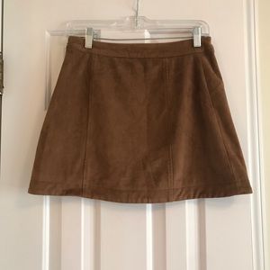 Abercrombie & Fitch Skirts - Abercrombie brown suede a-line skirt Abercrombie & Fitch Skirts - Abercrombie brown suede a-line skirt